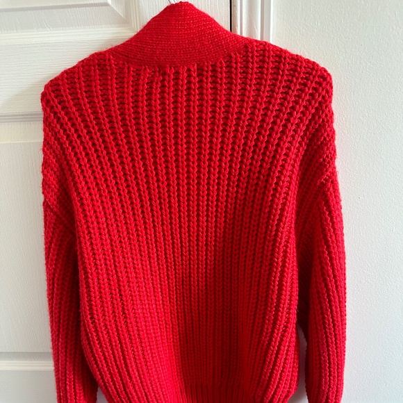 H&M red cardigan - Picture 3 of 7